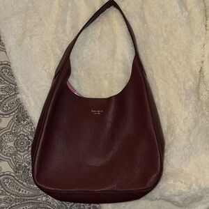 Kate Spade Deep Red Hobo Bag